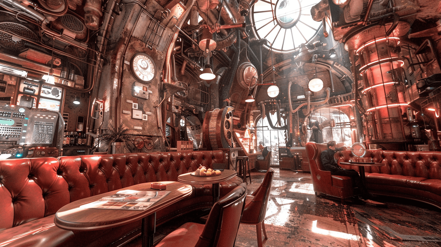 Steampunk bar