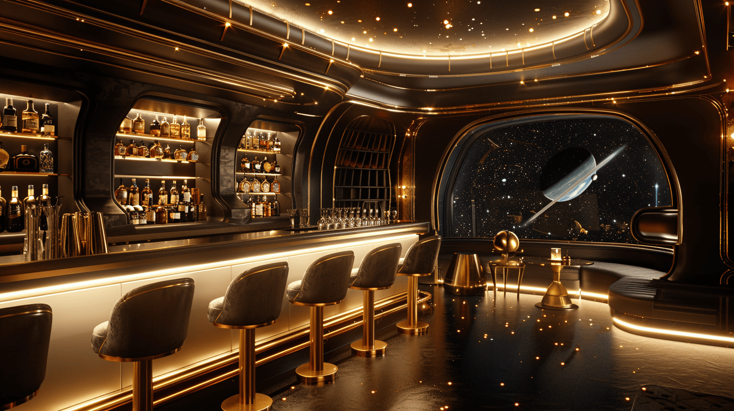 Luxury spaceship